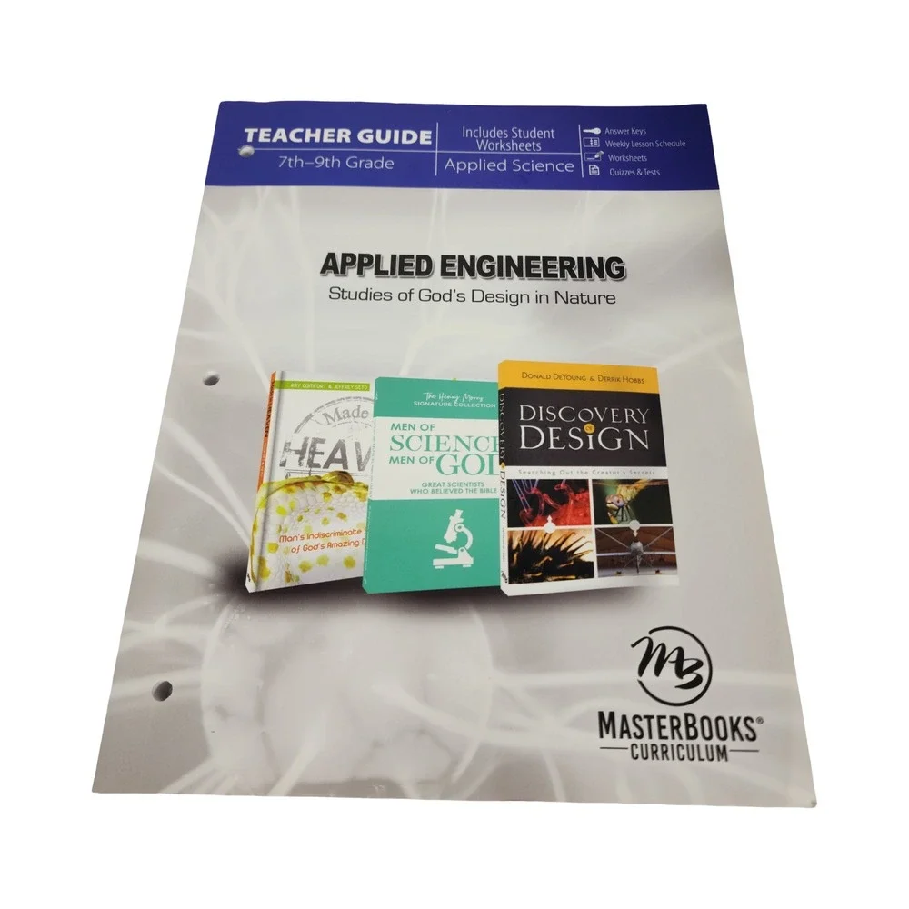 Masterbooks | Toys | Masterbooks Applied Science Teacher Guide 7th 9th ...